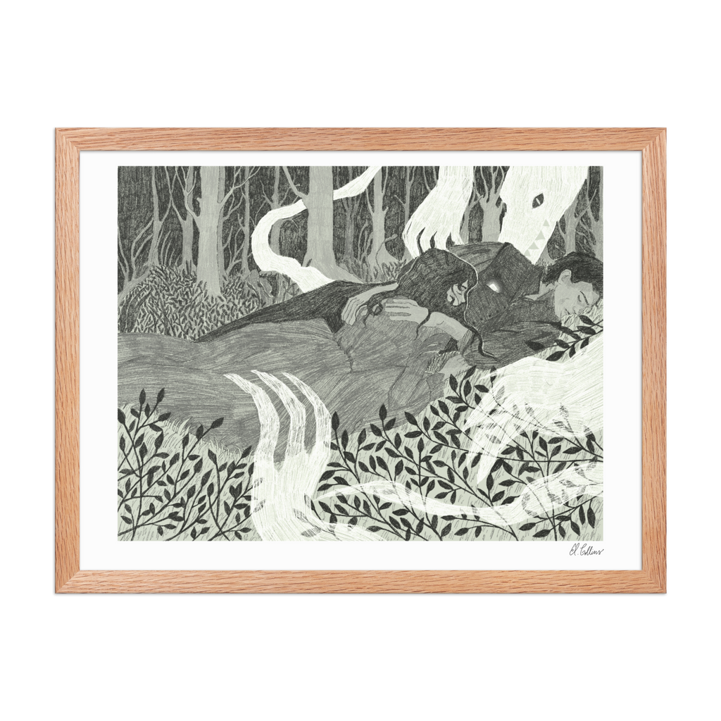 Clever & Good – One Dark Window Framed Art Print